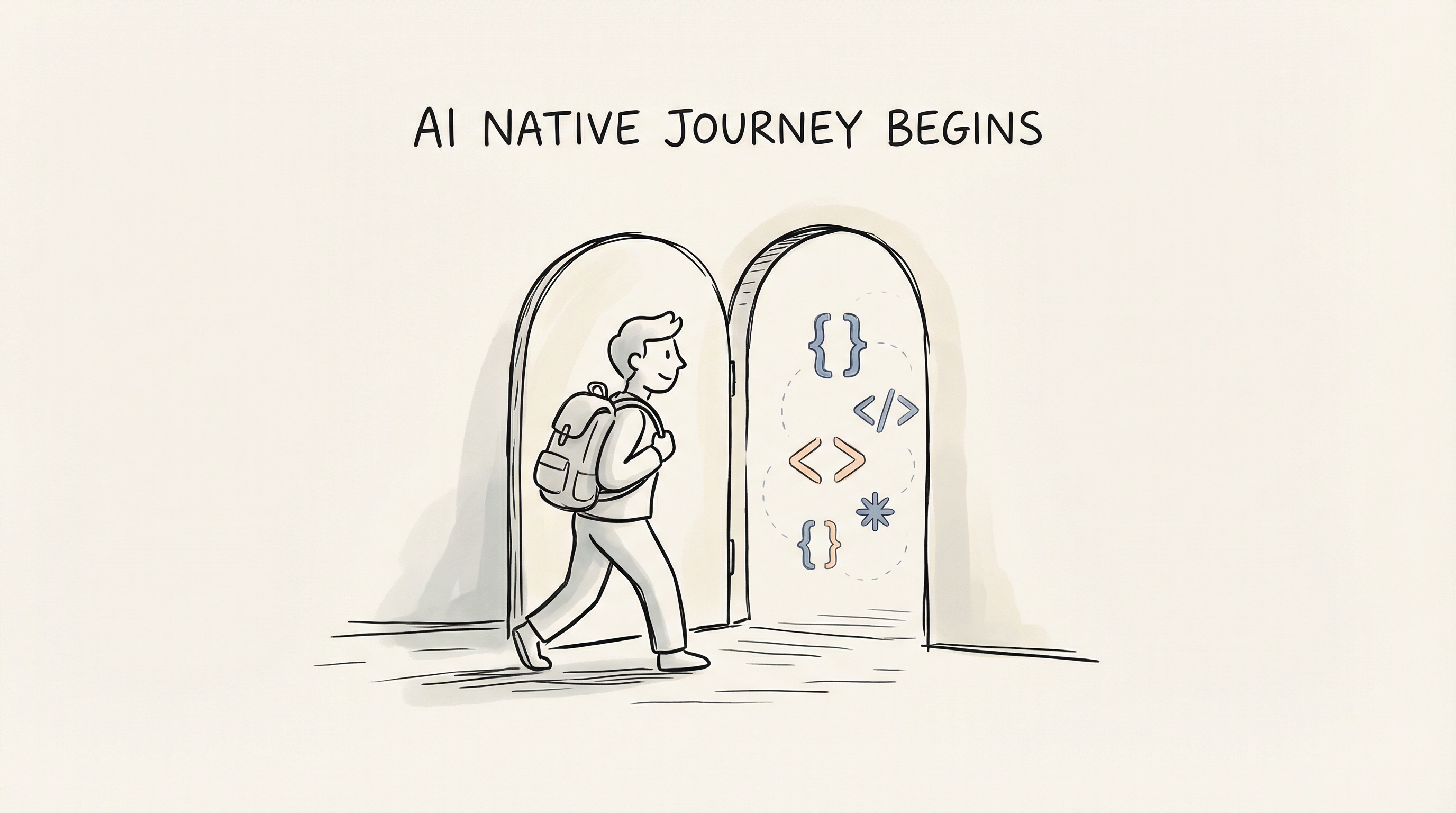 AI Native Journey Begins — stepping into a new world of possibility
