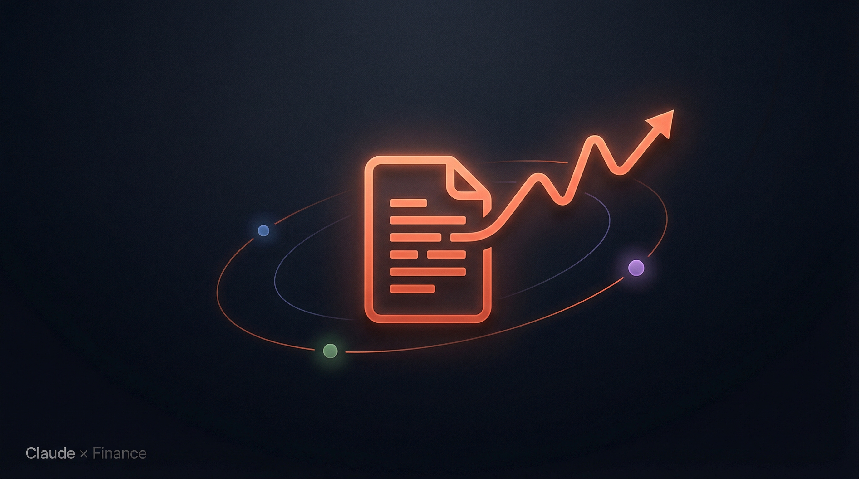 Blueprint architecture diagram of Anthropic's financial AI stack — Claude and Skills at top, four specialist modules in the middle, 11 institutional data connectors at the bottom